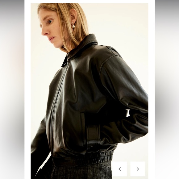 MUSIER PARIS - FRESA LEATHER BOMBER - Picture 2 of 4